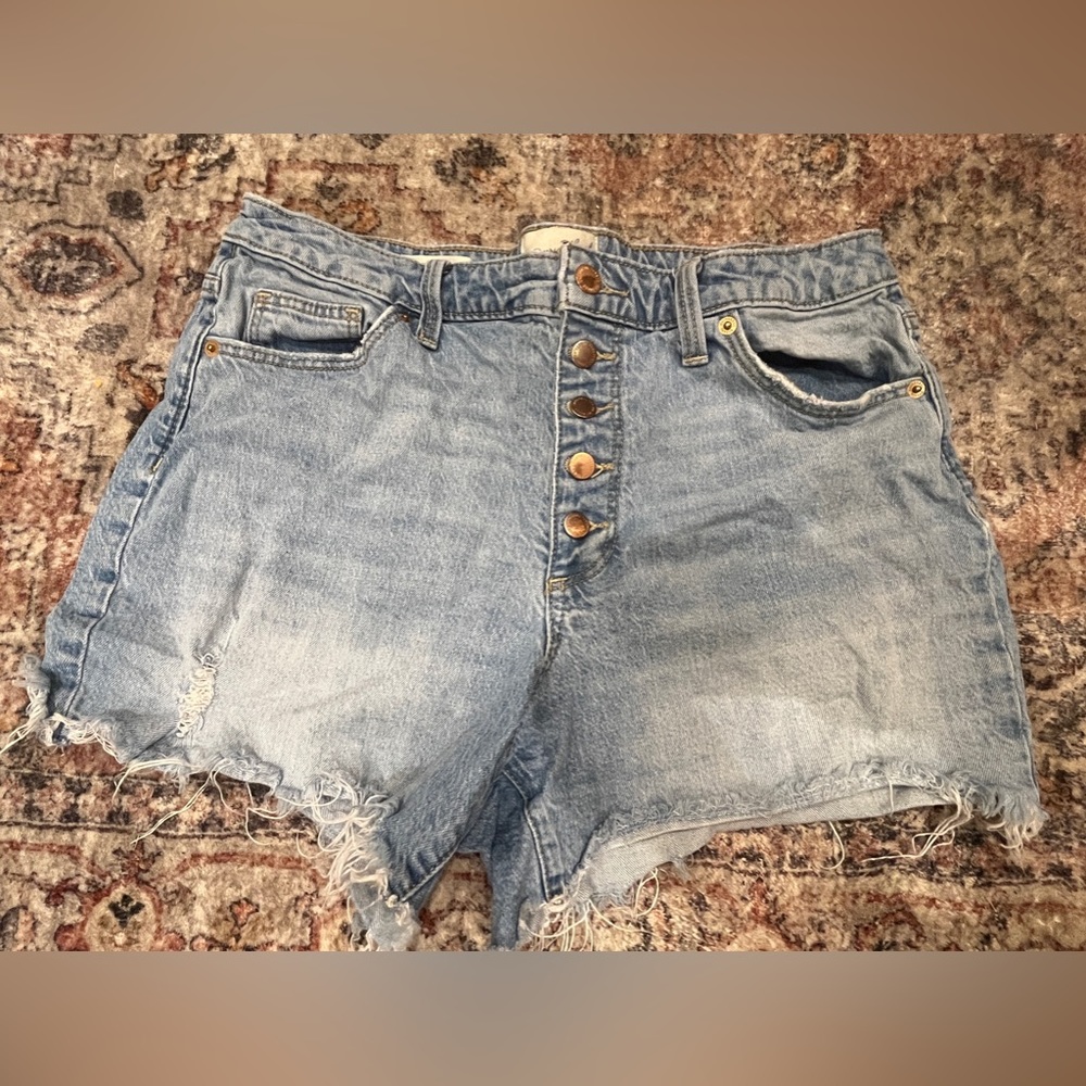 Universal Thread Vintage Midi Cutoff Jean Shorts Size 10